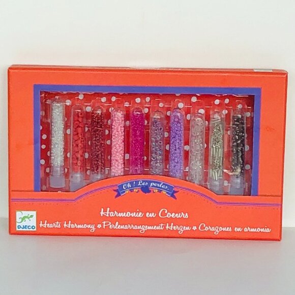New Sealed Djeco Handicraft -Beadwork Heart  Harmony Beads 📿 7+ - Picture 4 of 11
